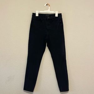 Black Skinny Tapered High Rise Ultra Stretch Jeans | Uniqlo